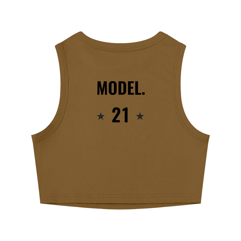 Model.21 Women's Cropped Tank