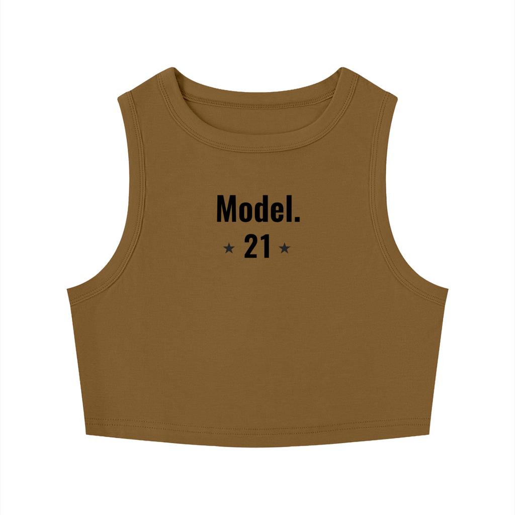 Model.21 Women's Cropped Tank