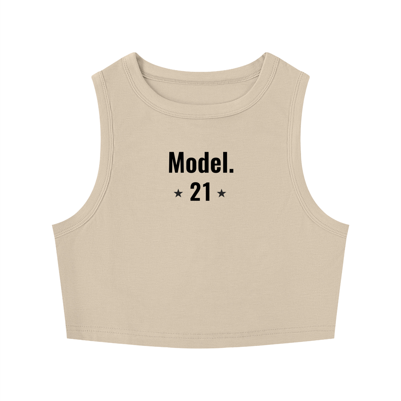 Model.21 Women's Cropped Tank