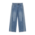 Striped Women’s Baggy Denim Jeans