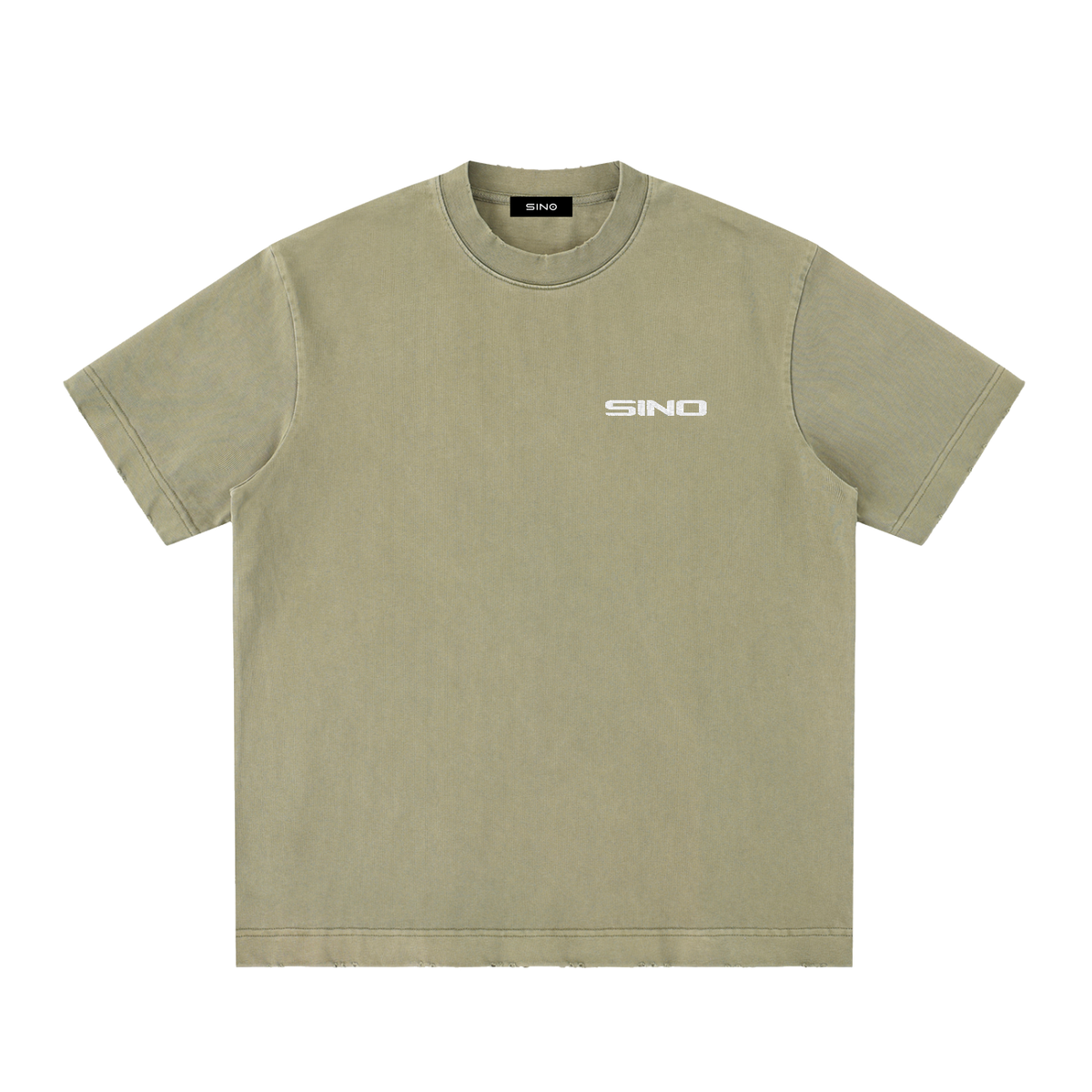Sino Stitch Frayed T-Shirt