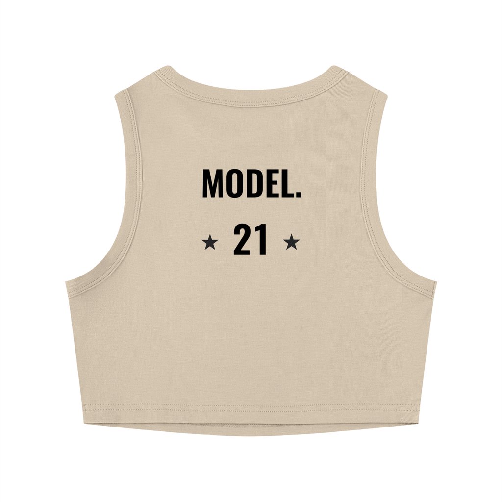 Model.21 Women's Cropped Tank