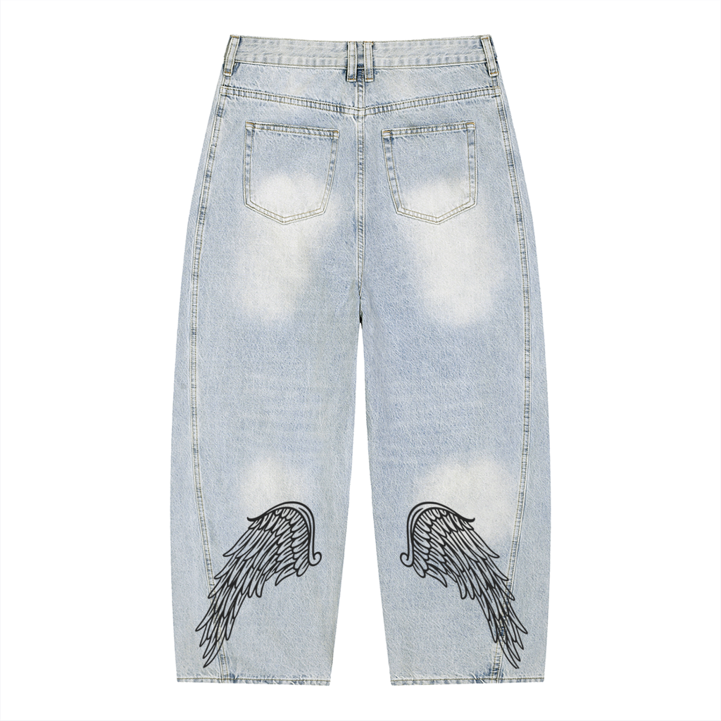 Fallen Angel Barrel Leg Men's Jeans