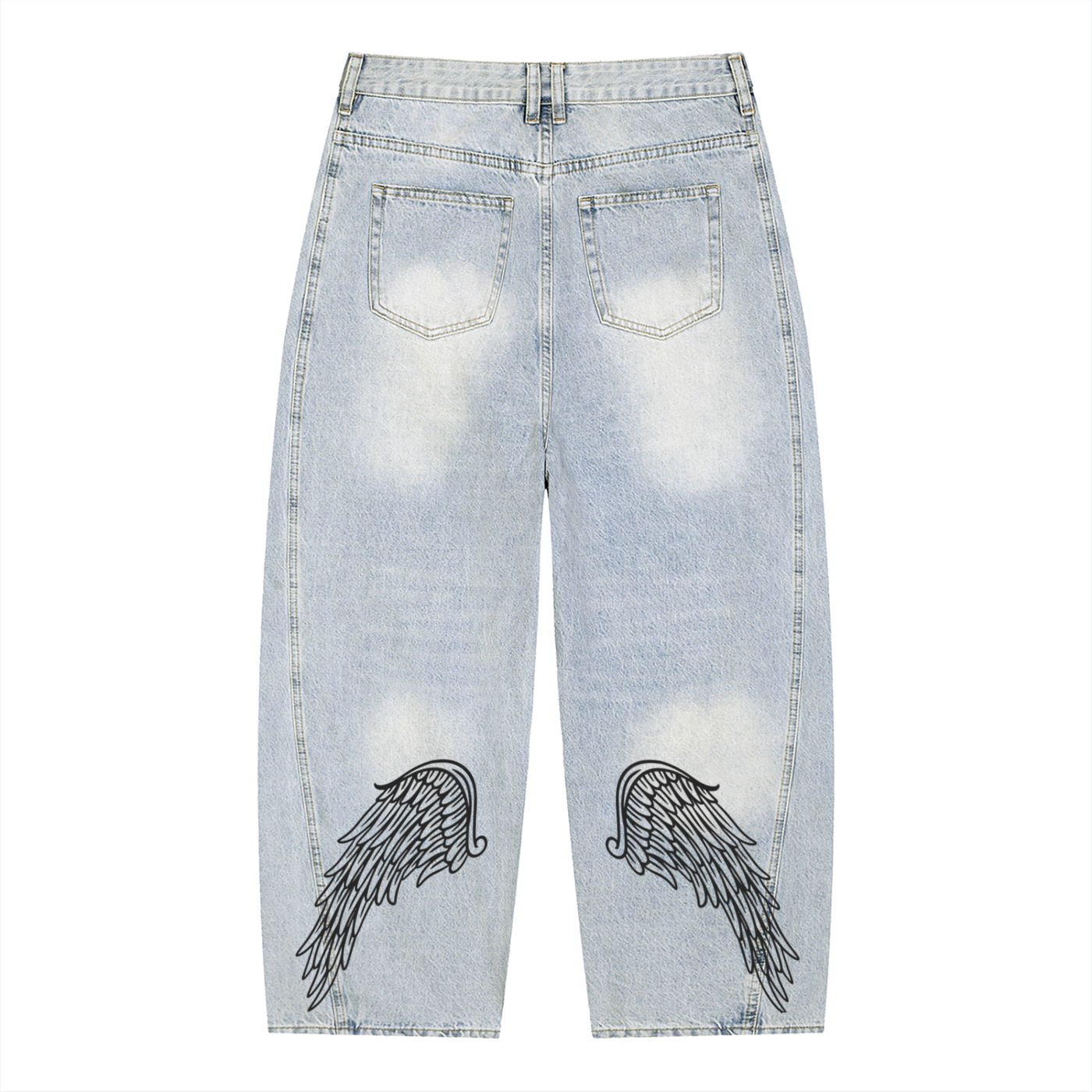 Fallen Angel Barrel Leg Men's Jeans
