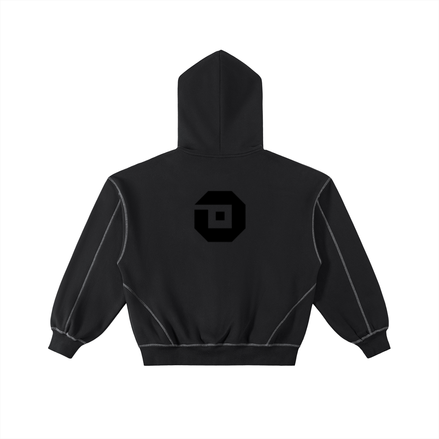 Sino Contrast-Stitched Hoodie
