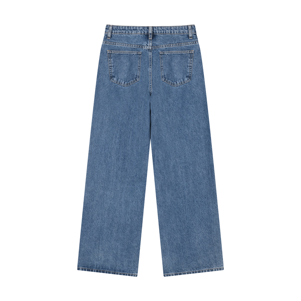 Striped Women’s Baggy Denim Jeans