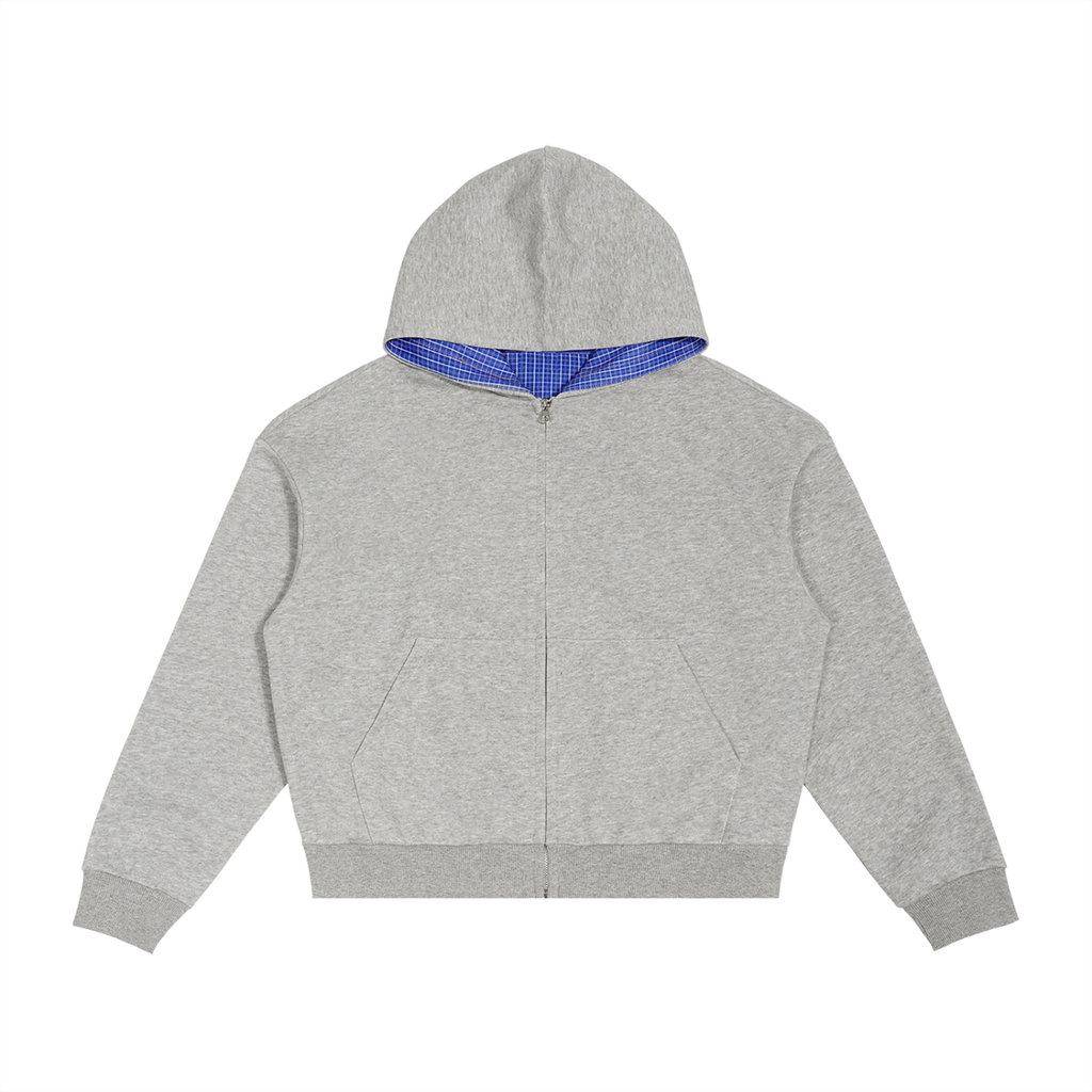The Insect Plaid Zip Hoodie
