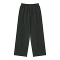 Unisex Striped Pleated Trousers