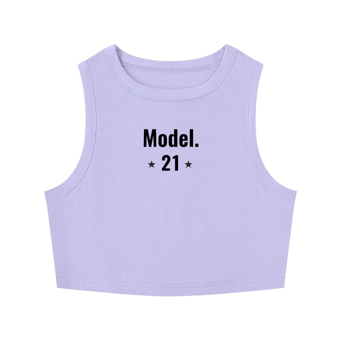 Model.21 Women's Cropped Tank