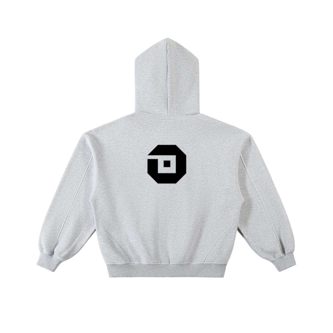 Sino Contrast-Stitched Unisex Hoodie