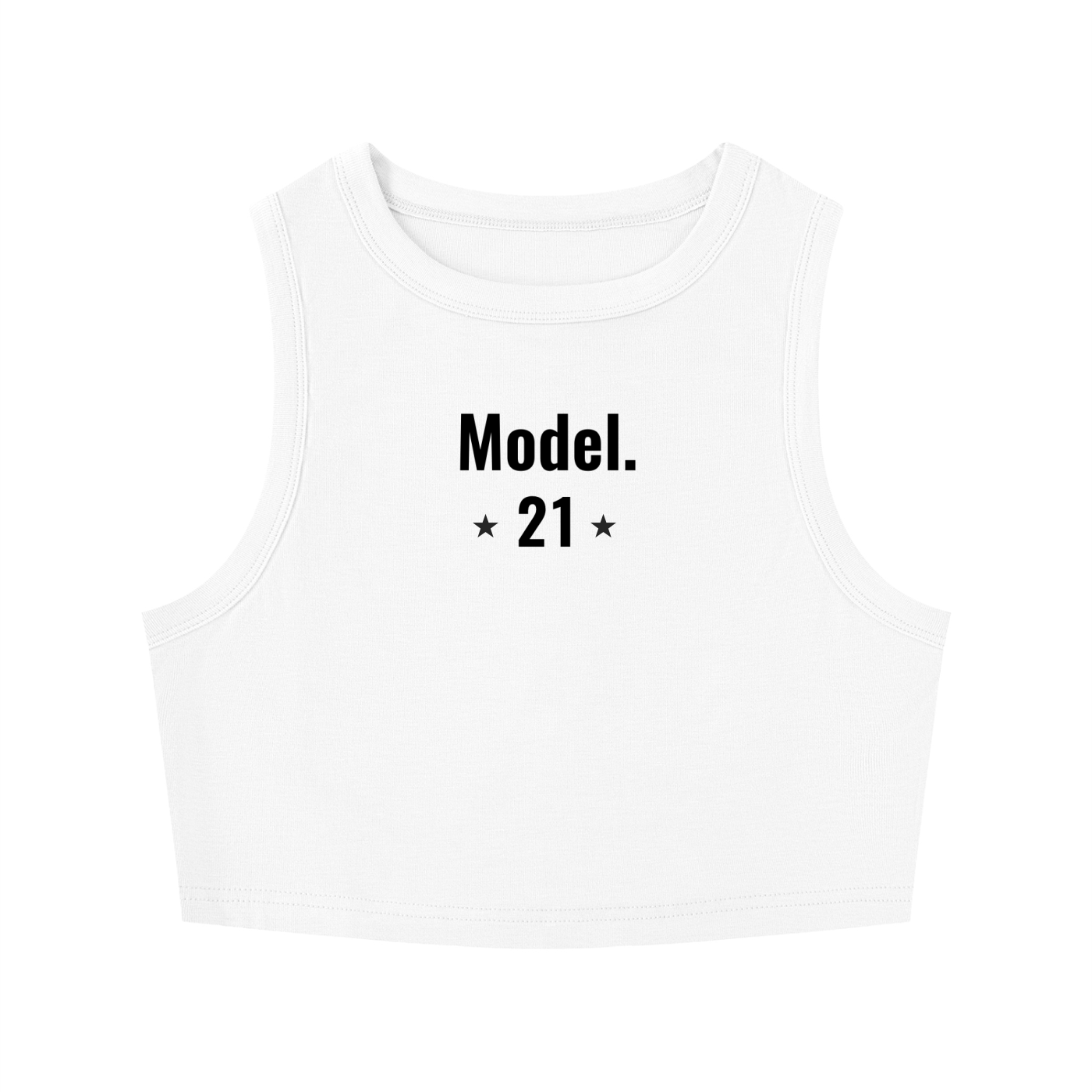 Model.21 Women's Cropped Tank