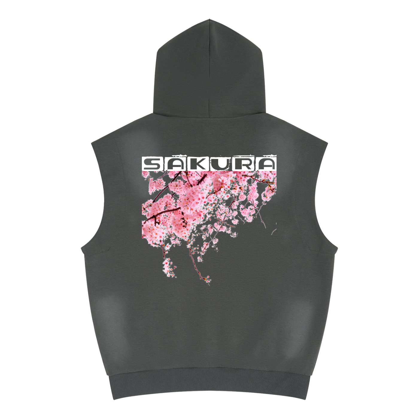 Sakura Sleeveless Hoodie