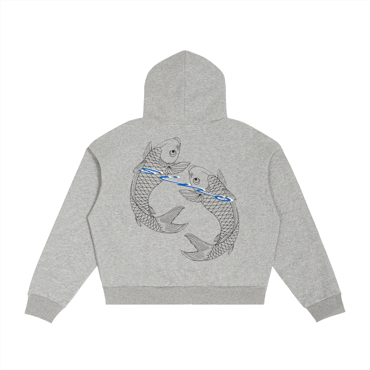 "We Make You" Koi Zip Hoodie