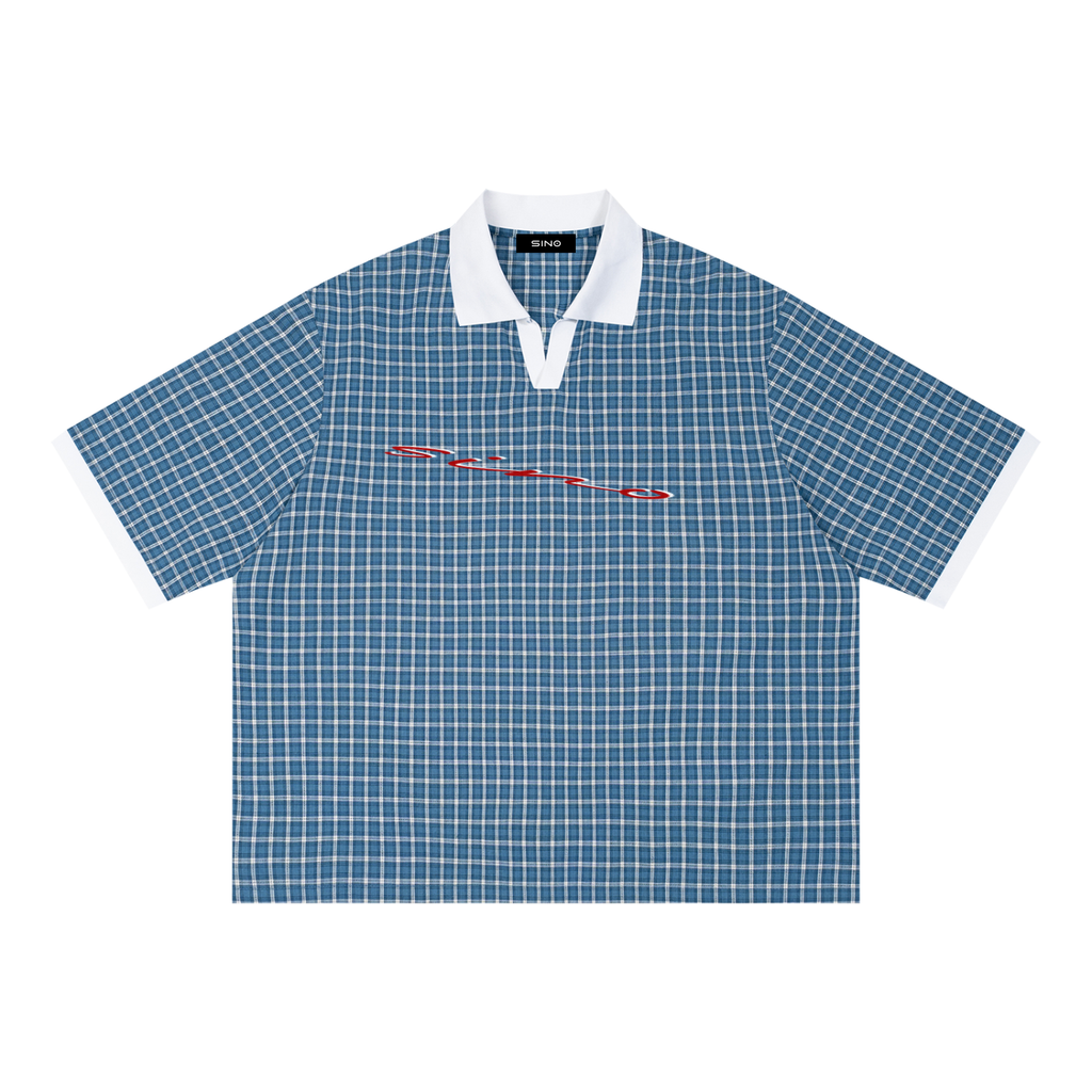 Sino Fallen Angel Checked Polo Shirt