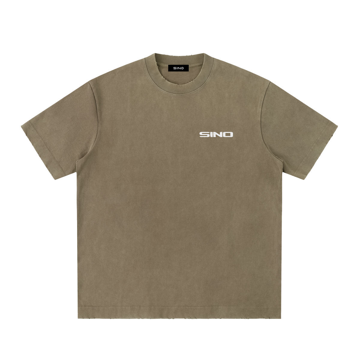 Sino Stitch Frayed T-Shirt